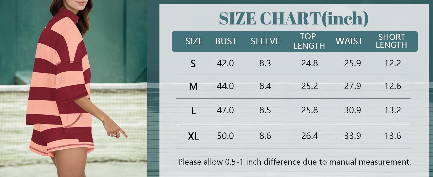 ETCYY Women's 2-Piece Lounge Set – Gamis Black & White Striped Oversized Shirt & Shorts Matching Sets Women, Fitted Suits, Casual Comfy Clothes for Travel, Workout, Streetwear, Stylish Daily Womenswear for Modern Women