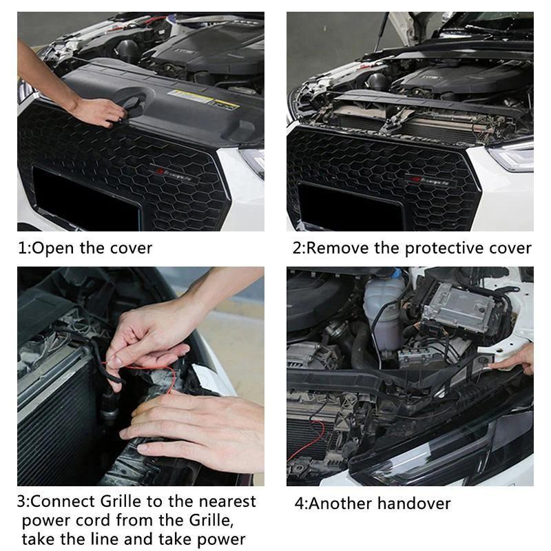 LED Front Grille Emblem Light for Chevrolet Silverado 1500/2500, No Drilling Installation, Plug-And-Play, Enhance Pickup Style