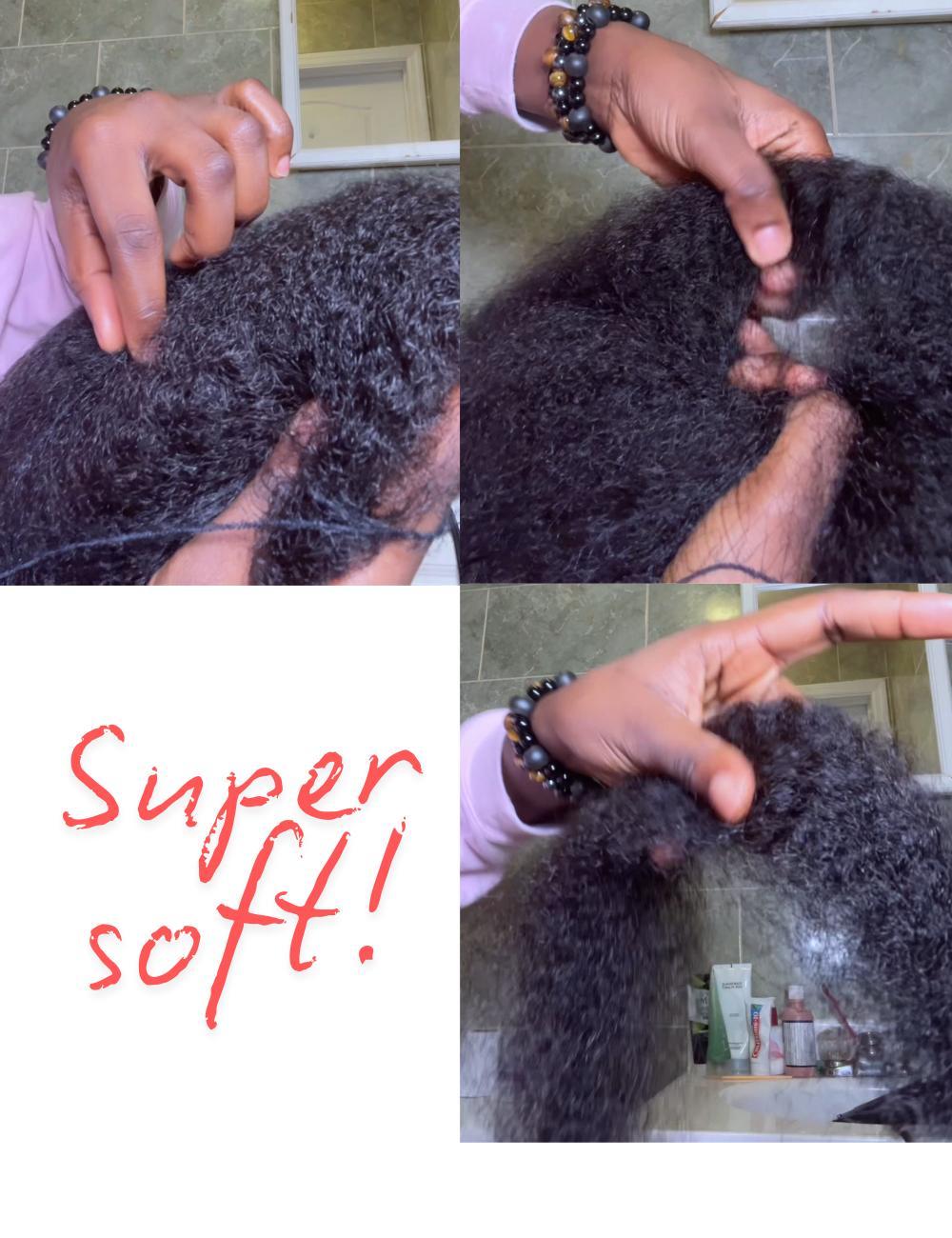 [Style Icon] 3 pcs Afro kinky Bulk Human Hair Extensions For Braiding Dreadlock Human Hair Natural Color Bulk Human Hair