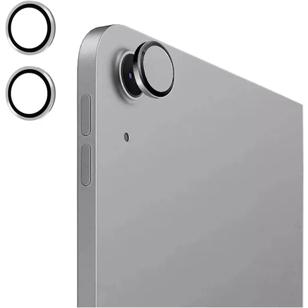 Camera Lens Protector for iPad Air 7 2025 11inch 13inch Compatible With iPad Air 6 M2 2024, iPad Mini 6,iPad Air 2020/2022, iPad M3 Accessory - Tempered Glass - 2 Packs/Black