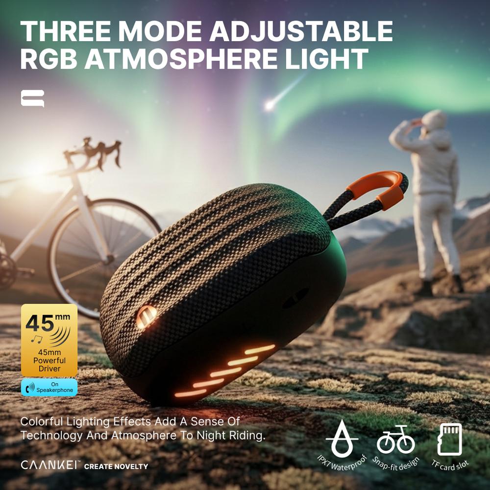 Bicycle Bike Wireless Bluetooth Speaker Portable Mini Waterproof Subwoofer Caixa De Som Sound Box Music Bocina Blootooth Coluna small card clip motorcycle riding bass car outdoor