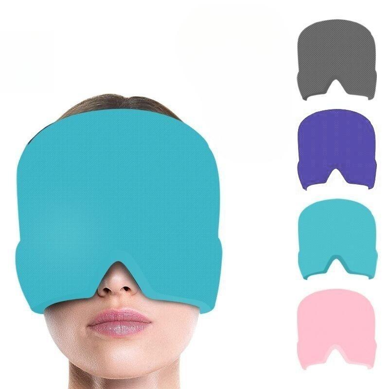 Reusable Cold Compress Eye Mask, Adjustable Elasticity Eye Cover, Reusable Eye Care Mask for Women & Men Daily Use