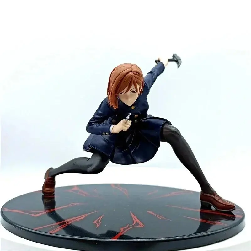 2026 Hot selling toys 15cm Jujutsu Kaisen Figure Kugisaki Nobara Original Anime Action Figure Ornament Model Manga Scene Collection Doll Fans Gift Toy Internet-famous toy