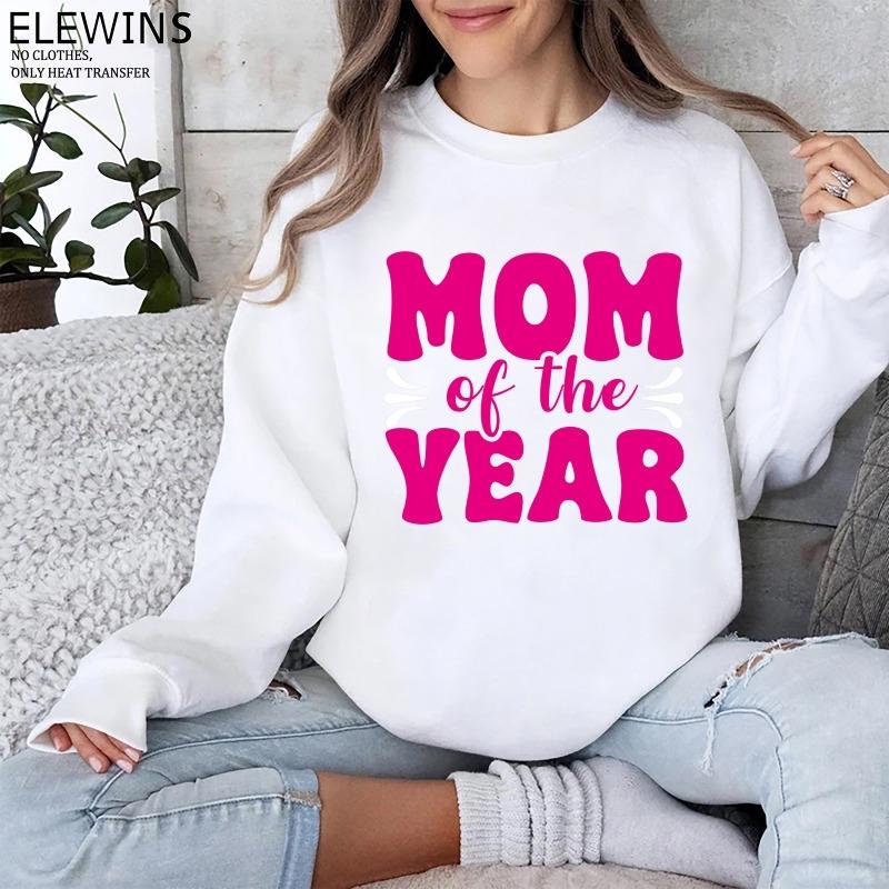 6 Sheets Mother's Day Tshirt DTF Hot Stamping Transfer Film for Tshirt Hoodie Jeans Backpack Pillow Washable Reusable Heat Transfer Vinyl for DIY Crafts