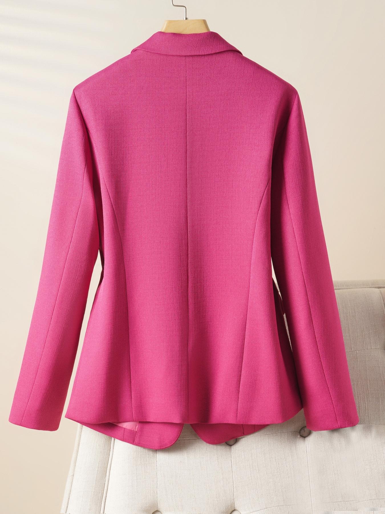 Women's Fashion Blazer Jacket, Professional Office Wear, Stylish Ladies Suit Coat, Elegant Workwear Outerwear for Women