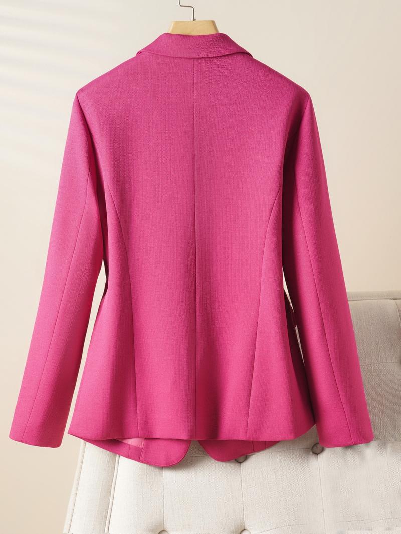 Women's Fashion Blazer Jacket, Professional Office Wear, Stylish Ladies Suit Coat, Elegant Workwear Outerwear for Women