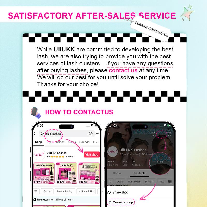 UiiUKK Fairy Beginner Friendly Pre-matched Eyelash False Lashes Waterproof Lashes for Home Makeup Gift Cosmetic