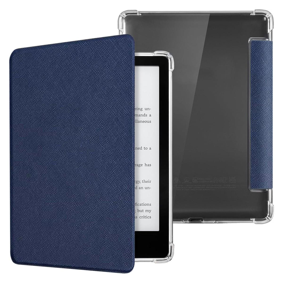 Transparent Shockproof Magnetic Case for 7-Inch Kindle Paperwhite 12th Edition, Clear Protective Cover for Kindle Colorsoft Signature Edition