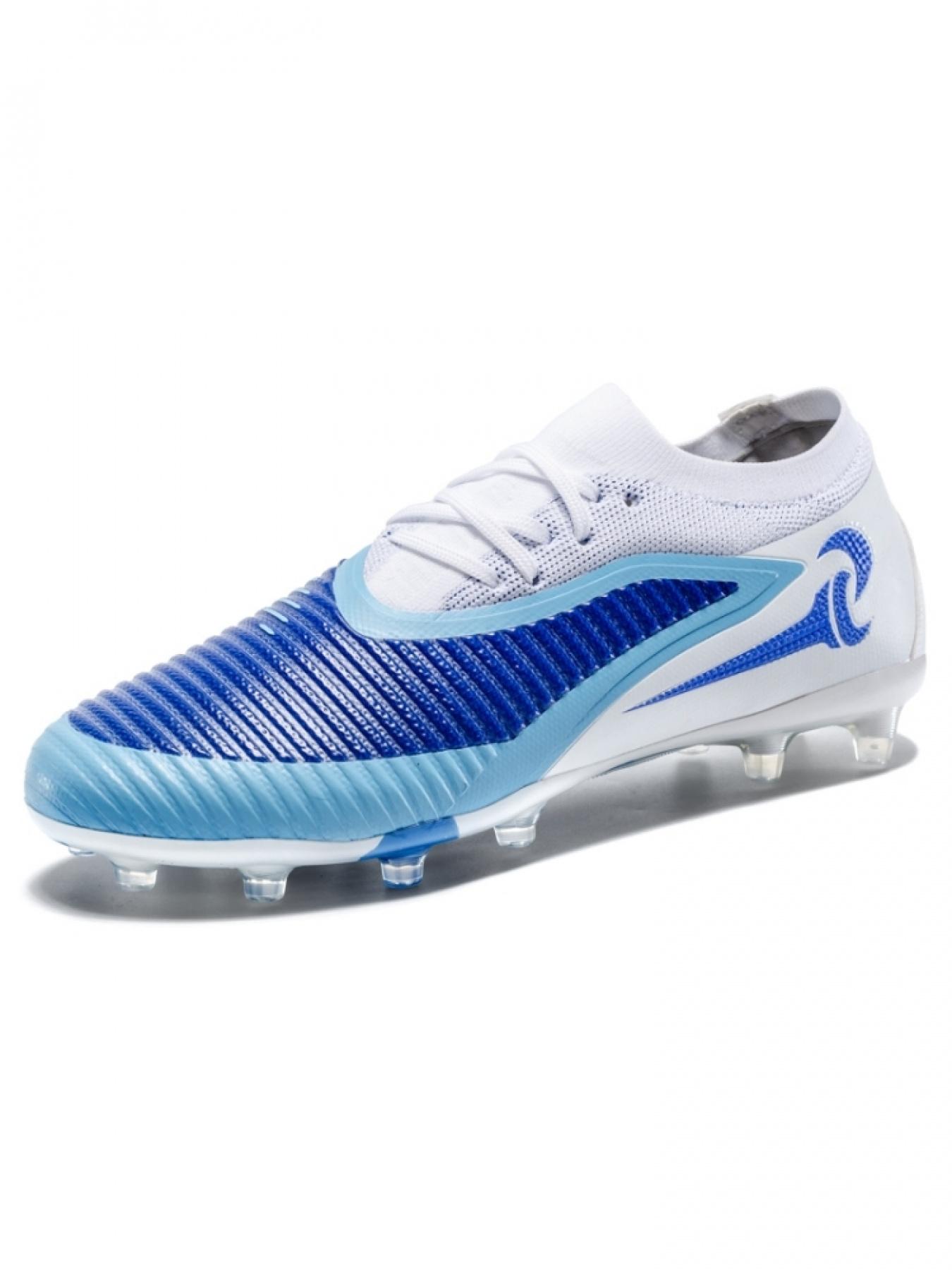 1 Pair Unisex Professional Football Shoes TPU Long Studs Crystal Outsole Seamless Upper Fast Direction Change Precise Ball Control For Match Training