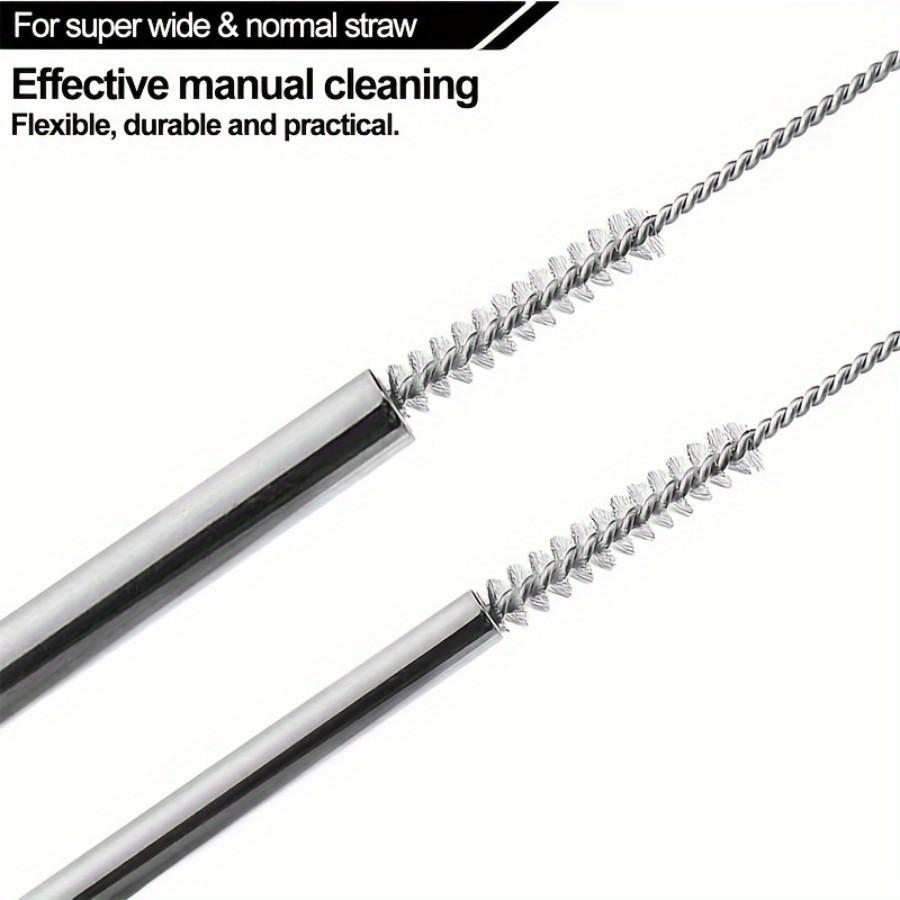 5 or 10 Pack Stainless Steel Effective Cleaning Brushes for Reusable Kitchen Tools, Perfect for Glassware and Metal Straws