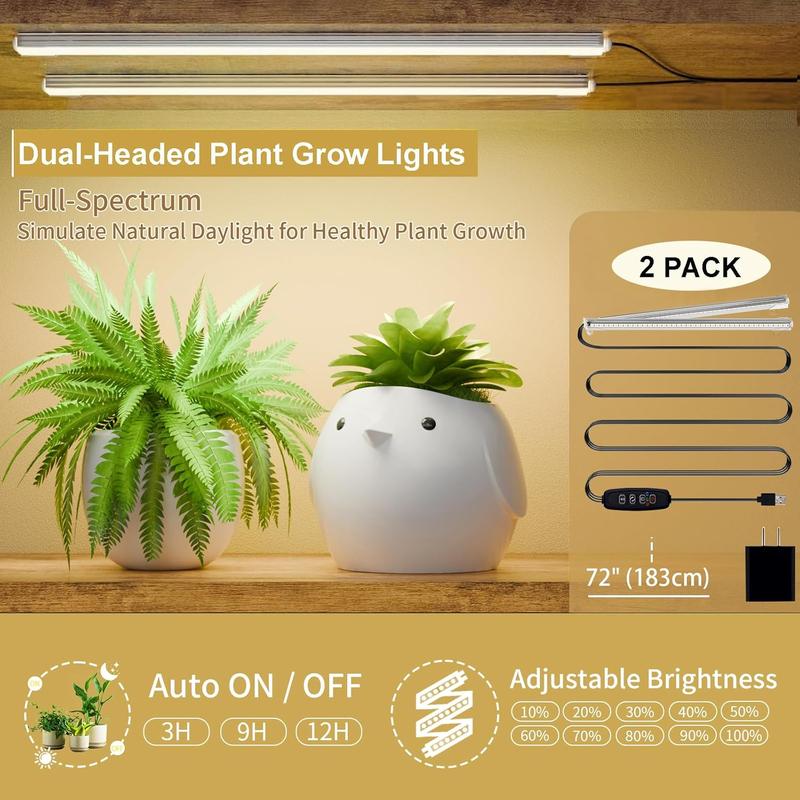 POZILAN 2 Pack Plant Stand with adjustable with Timer LED Grow Light: 14 Tier 70"Corner Shelf, Metal Display Storage Rack Organiser for Multiple Pot, Decor for Room, Ideal Gift Flower Furniture Home