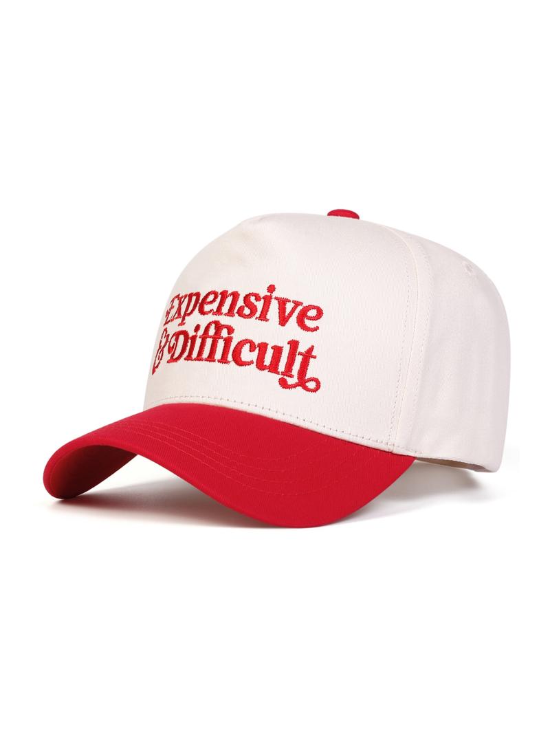 Letter Embroidery Trucker Hat, Casual Outdoor Sports Hat for Men & Women, Fashion Accessories for Daily Wear