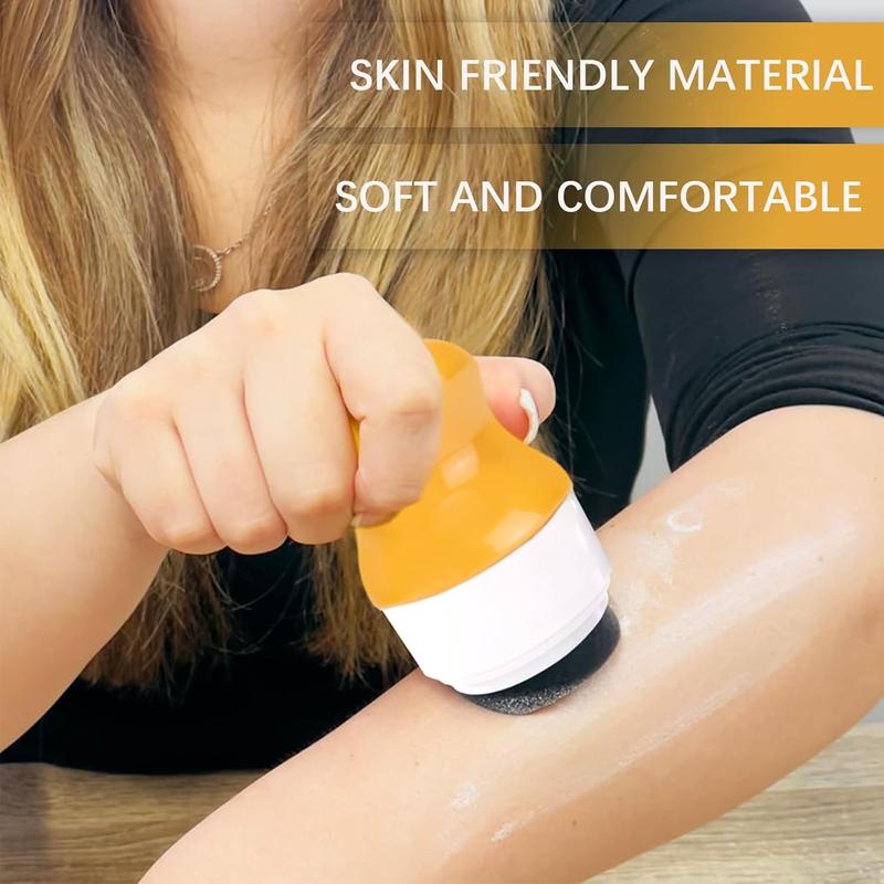 Portable Sunscreen Applicator, Refillable Sunscreen Sponge Roller Applicator, Easy Apply Lotion Tool for Travel & Outdoor Skincare, Facial Care Tool