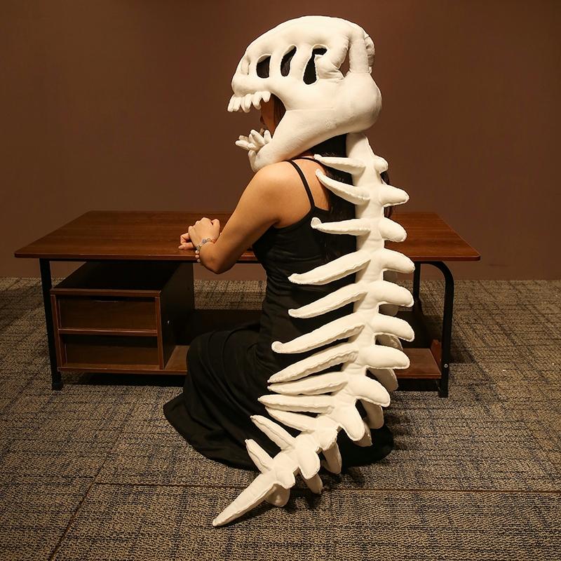 Dinosaur Skeleton Headgear Pillow. 4 Color Options Available. Unisex Cushion. Perfect for Party Cosplay and Sofa Lounging Dinosaur Skeleton Headgear Pillow. 4 Color Options Available. Unisex Cushion. Perfect for Party Cosplay and Sofa Lounging