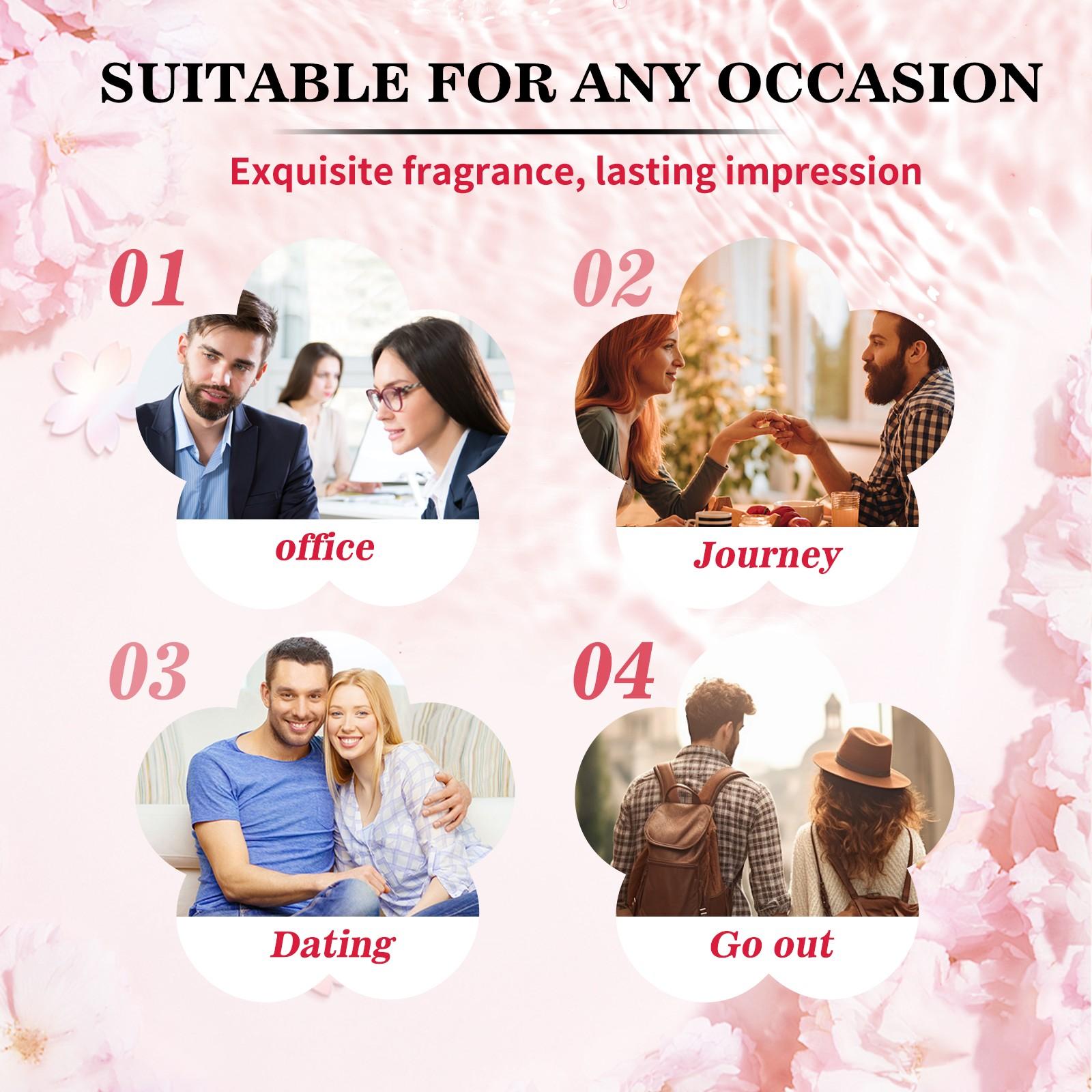 Crazy Love Roll-On Perfume｜Viral Perfume Oil，Exquisite, Elegant, Floral Fruity Scent with Skin-Friendly Formula，Fragrance Notes Lavender，For Long-Lasting Fragrance & Daily Glam, Floral Scents Perfume, Daily Use Fragrance