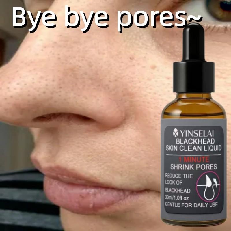 Blackhead Remover Essence, Tighten Pores, Deep Exfoliation, Remove Blackheads and Whiteheads, Suitable for All Light Skin Tones, Oil Control, Hydrating