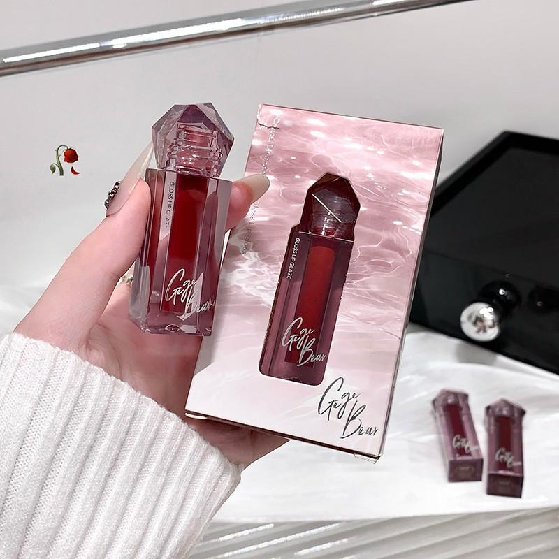 High-End Glossy Lipstick, Moisturizing Anti-Chapping, Clear Fake Skin Effect, Mirror Water Glass Finish, Perfect Gift for Women