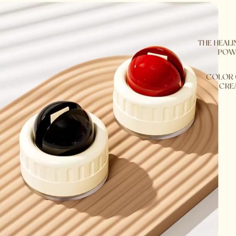 Two-Piece Mini Knife Sharpener Set, Bottom Suction Cup Attachment, Rotatable Design, Multifunctional Kitchen Tool, Home Essential