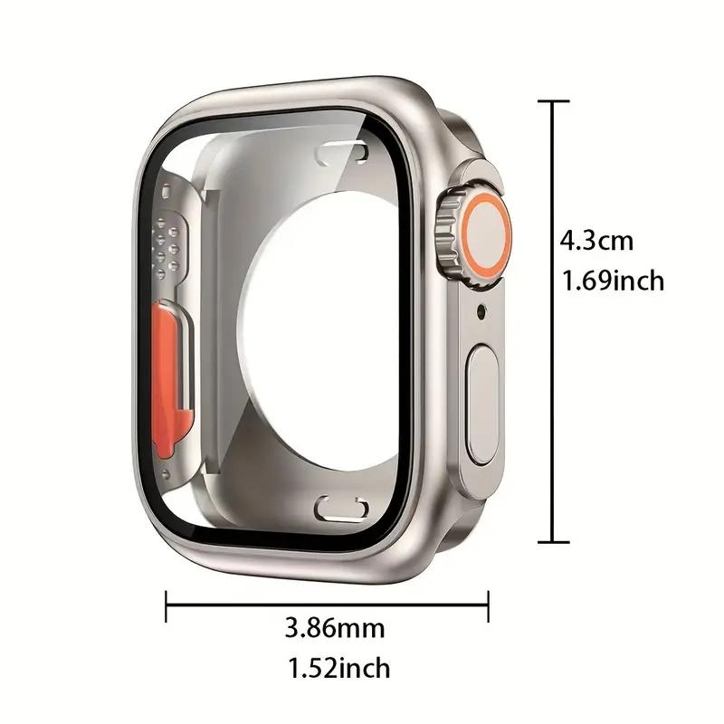 Shockproof Apple Watch Protective Case – Full Coverage Screen Protector (40–45mm)