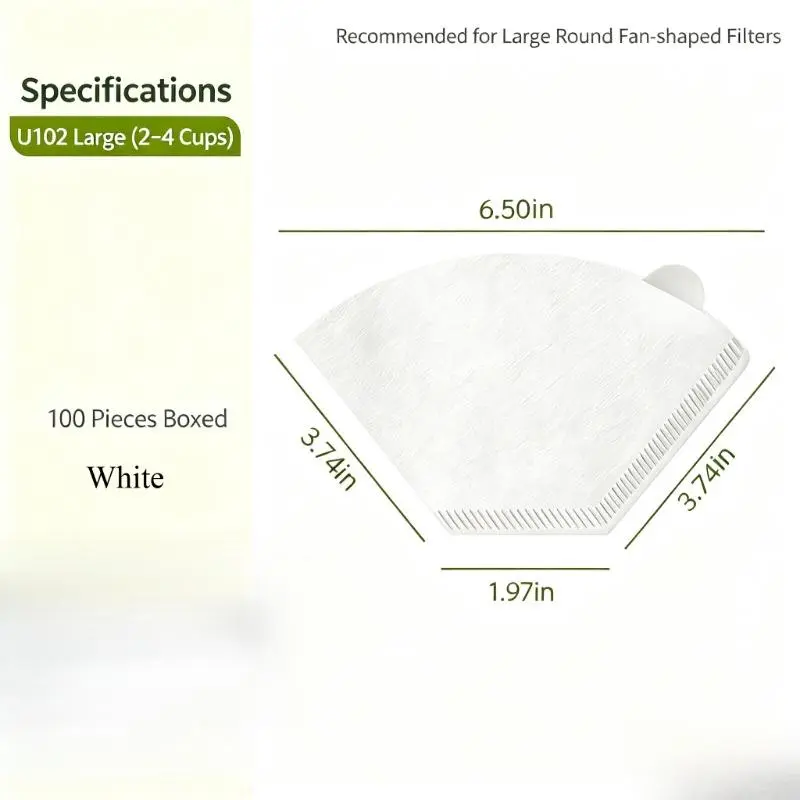 U102 White/Fan Large