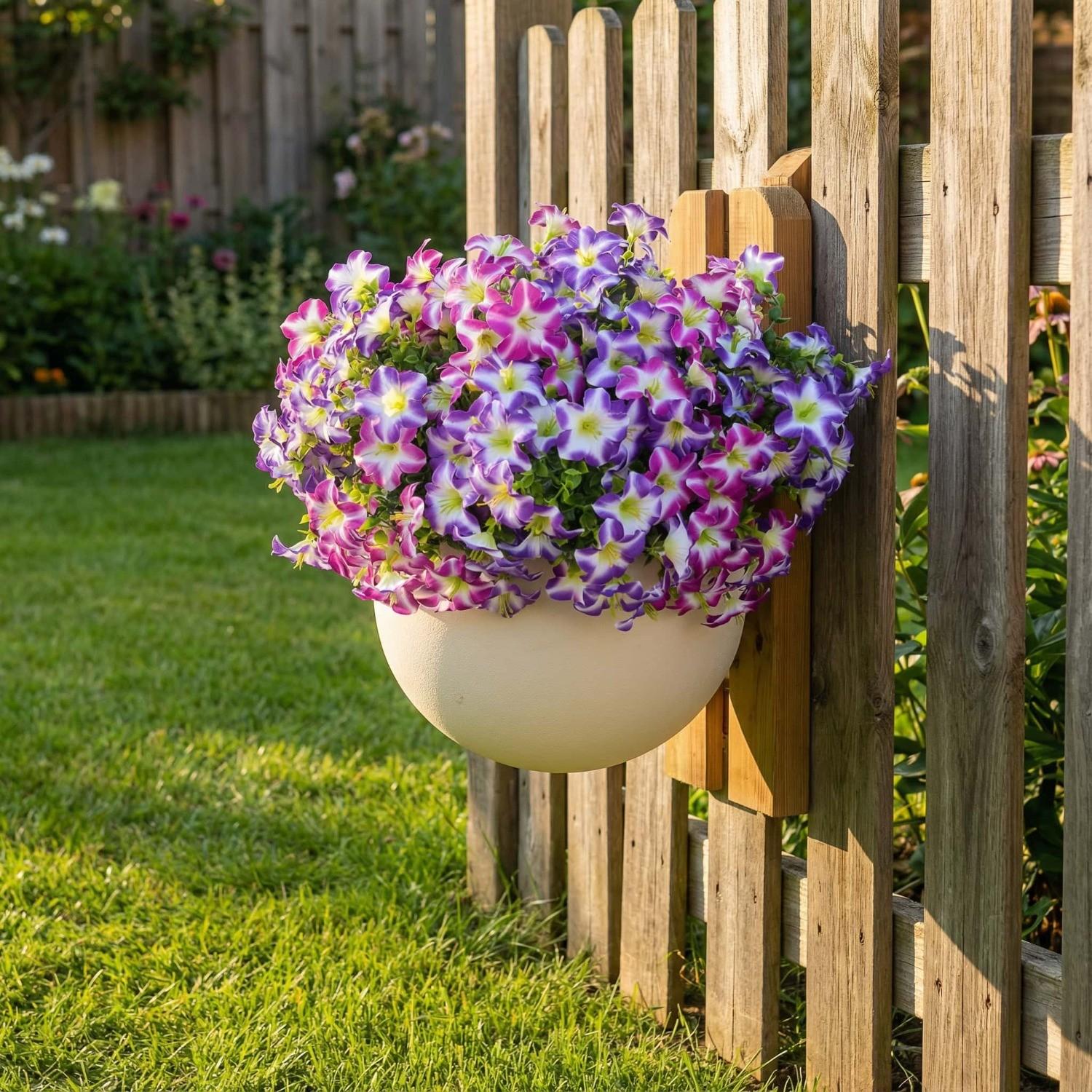 10pcs Colorful Artificial Flowers | Multi-Colored Morning Glory and Daisy Blooms for Outdoor and Indoor Decor, Suitable for Luxury Homes, Offices, Hotels, Weddings, and Seasonal Celebrations