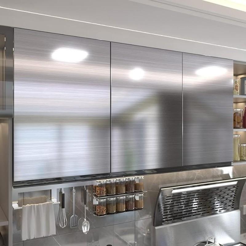 High-Temperature Kitchen Self-Adhesive Paper, Waterproof Oil-Resistant, Ideal for Cabinets, Splash Guards, Drawers, Durable and Easy to Clean