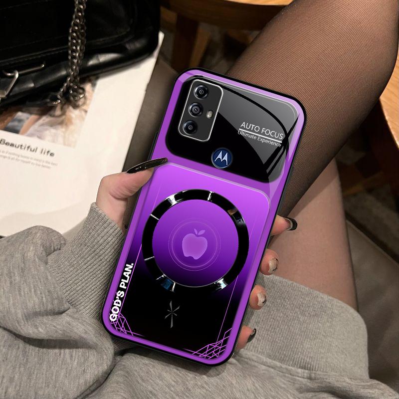 “God’s Plan” MagSafe phone case — neon cyberpunk faith magnetic cover for Motorola Moto G Power (2022) — 975 tiktokshopspringglowup