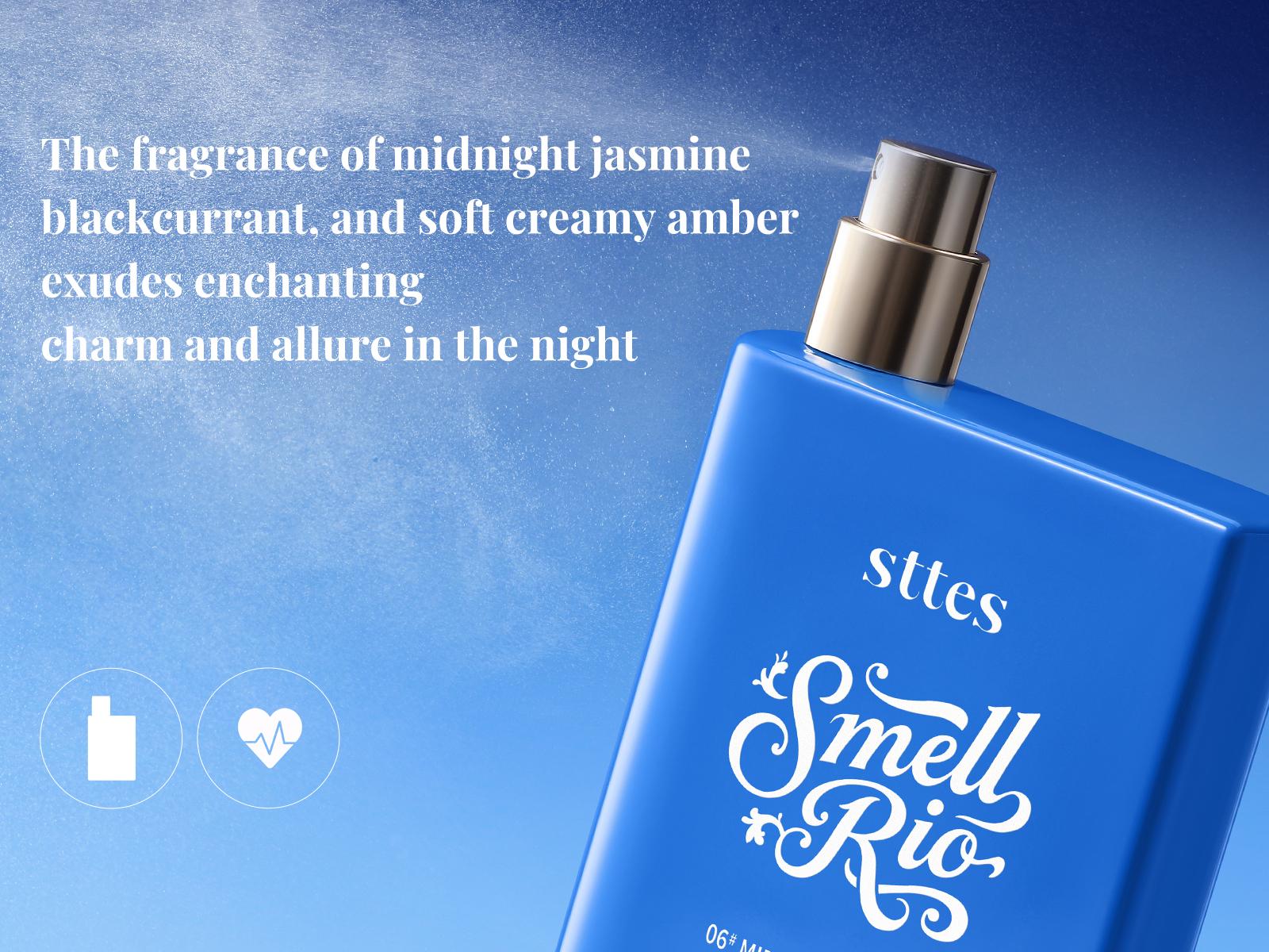 New Sttes Perfume 06# (Midnight Jasmine) – Eau de Parfum for Women – Richer Scent, Longer Lasting – Black Currant, Jasmine, Vanilla – Perfumes & Fragrances(100ml / 3.4 fl oz) New Sttes Perfume 06# (Midnight Jasmine) – Eau de Parfum for Women – Richer Scent, Longer Lasting – Black Currant, Jasmine, Vanilla – Perfumes & Fragrances(100ml / 3.4 fl oz)