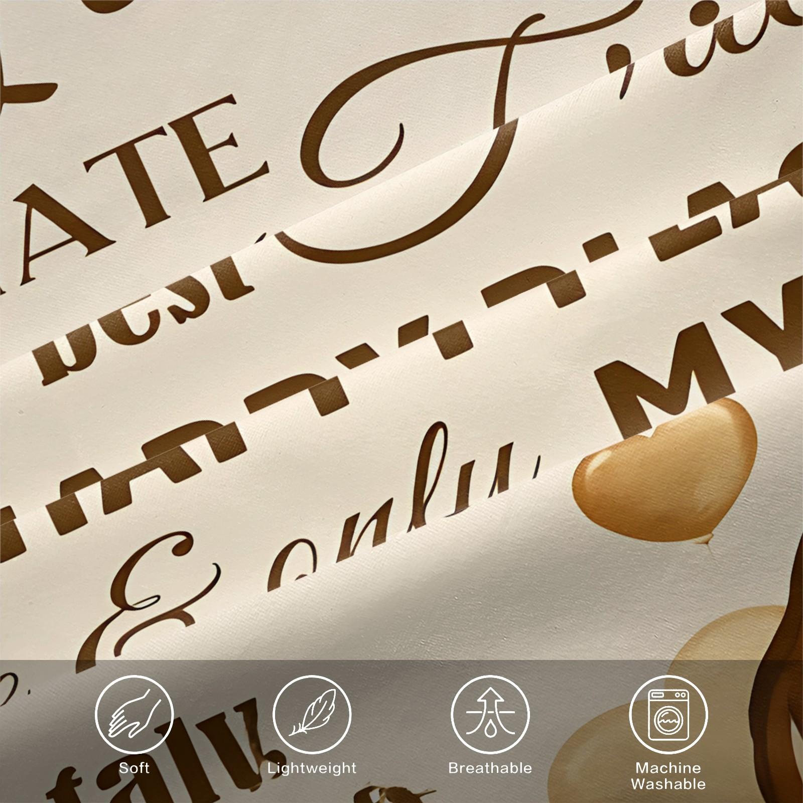 Expression Textile Printing Pattern Bedding Set, Includes 1 Bed Cover and 1 or 2 Pillowcases, Excluding Quilt and Pillow Core, Suitable for Bedroom or Dormitory Bedding Sets, Ideal for Gifting or Personal Use