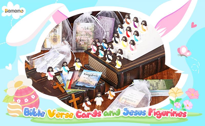 25/50 Sets Easter Bible Verse Card with Mini Jesus Easter Prayer Gift for Christian Sunday School Baptism Gift for Hide and Seek Activity Teacher Appreciation Gift Christian Gift for Women Creative Religious Party Favors 25/50 Sets Easter Bible Verse Card with Mini Jesus Easter Prayer Gift for Christian Sunday School Baptism Gift for Hide and Seek Activity Teacher Appreciation Gift Christian Gift for Women Creative Religious Party Favors