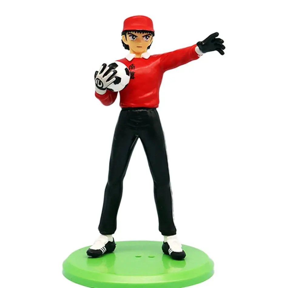 Captain Tsubasa Anime Action Figure Set 18cm - Ozora Tsubasa Hyuuga Kojirou Wakabayashi Genzou Complete Figurine Collection Mode