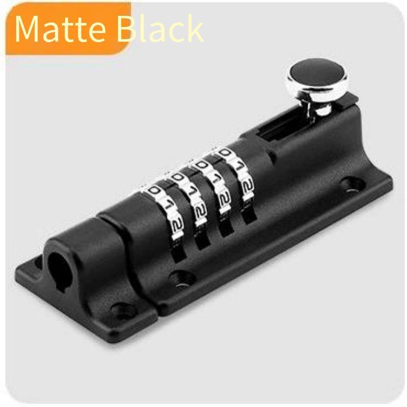 Password Lock Bolt Latch Waterproof Rustproof Hook Wood Door Security Anti-Theft Zinc Alloy Combination Lock, Sturdy Lock, Durable & Easy Install