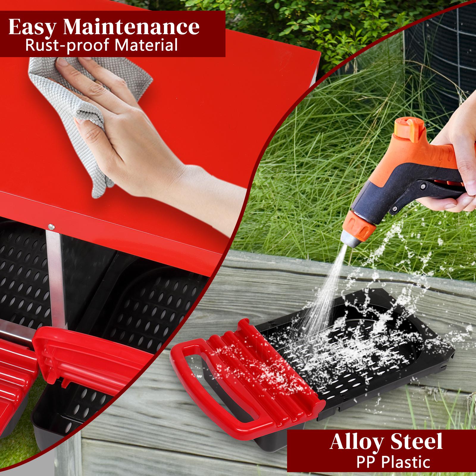 Chicken Nesting Box, 3 Compartments Metal Chicken Laying Boxes with Roll Out Egg Collection, Wooden Fake Eggs, Install Accessories and Gloves for Hens/Goose/Duck/Rabbit, Green Chicken Nesting Box, 3 Compartments Metal Chicken Laying Boxes with Roll Out Egg Collection, Wooden Fake Eggs, Install Accessories and Gloves for Hens/Goose/Duck/Rabbit, Green