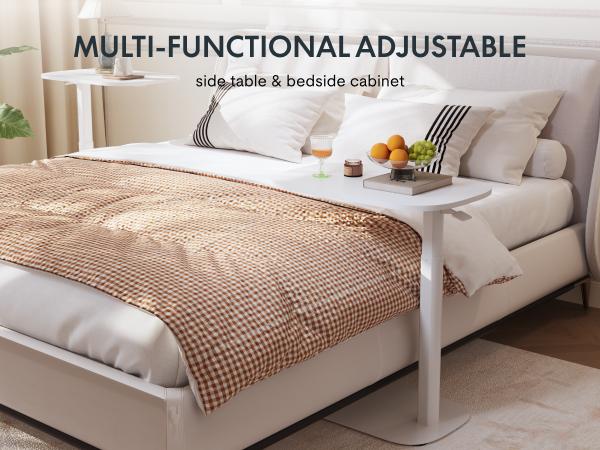 【TikTokShopBlackFriday】FLEXISPOT H8 Pneumatic Standing Desk – Height Adjustable Laptop Desk with Wheels, Small Mobile Sit Stand Table for Home Office, Bedside or Sofa Use