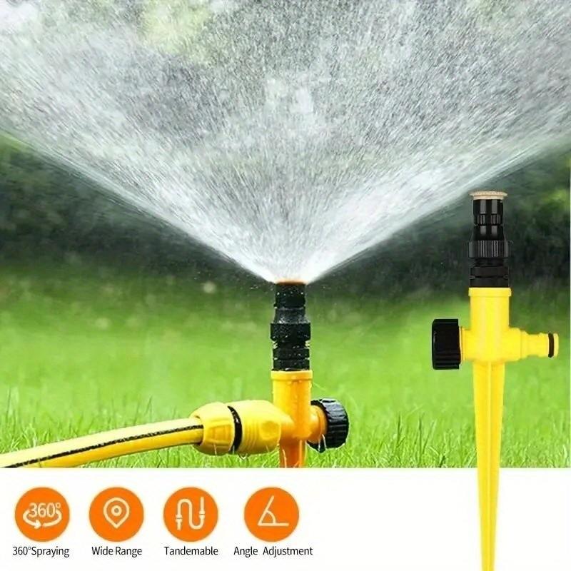 5-Pack 360-Degree Automatic Rotating Watering Can, Dual-Mode Wide-Angle Sprinkler, Ideal for Flowers, Vegetables, Lawns, Farms, Greenhouses