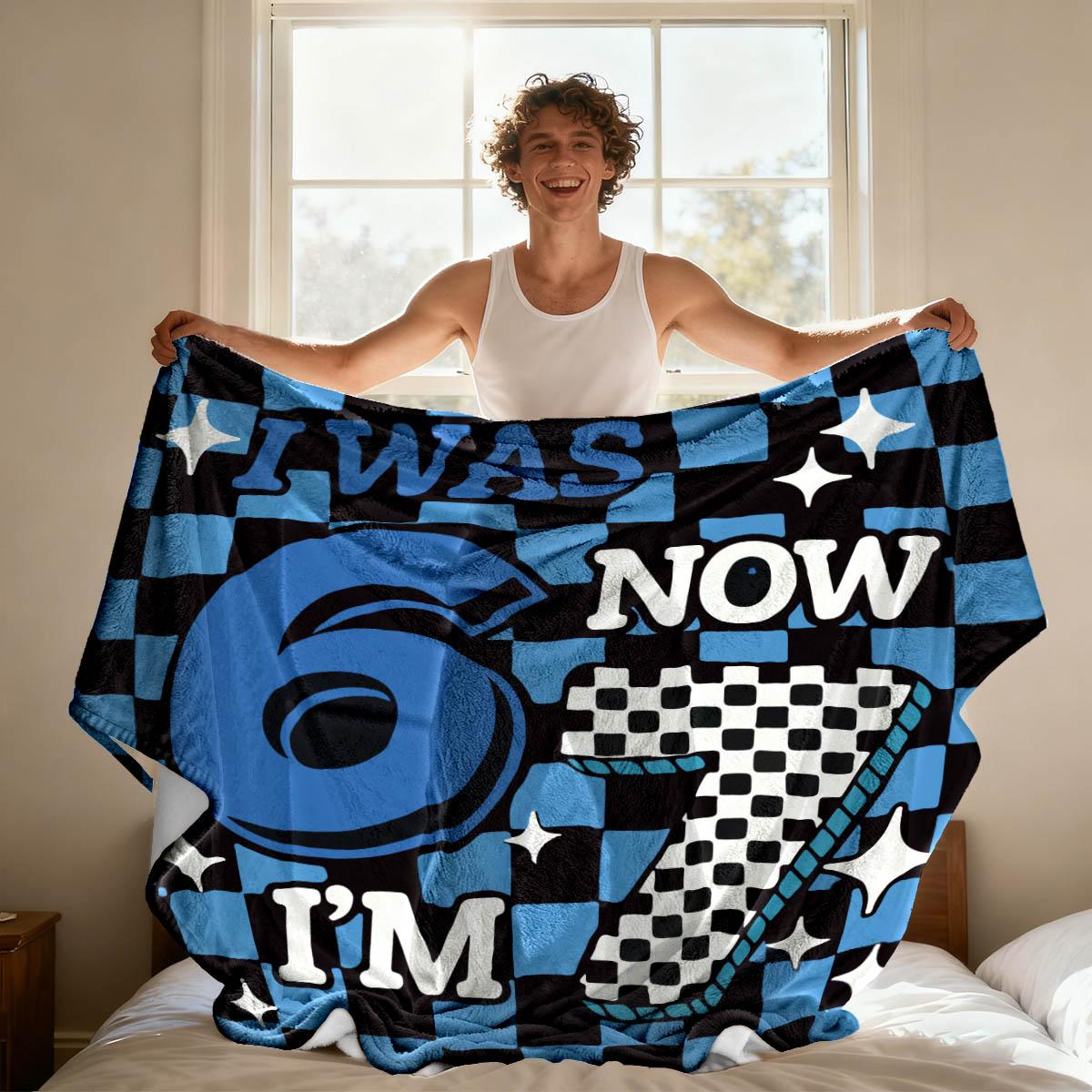 Track Style Digital 67 Print Blanket, Flannel, Soft Breathable Warm, Living Room Bedroom Decor, Holiday Gift, Multi-Use Cover