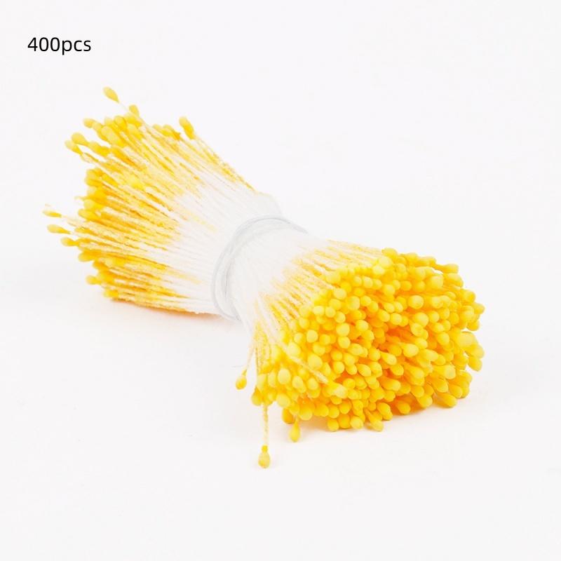 400 Multicolor Polyester Artificial Flower Stems, Soft Touch Handmade Bouquet Decorations, DIY Floral Arrangements, Home Decoration, Weddings, Parties