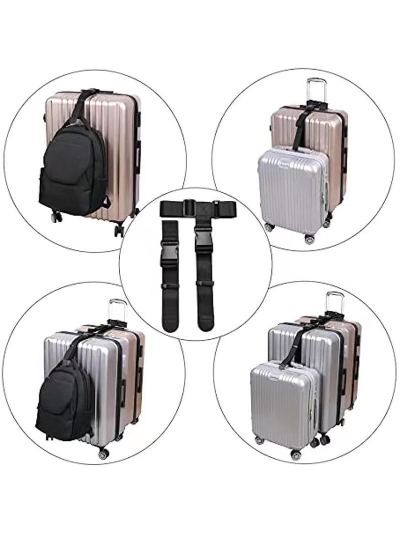 Luggage Strap, Adjustable Packing Belt, Luggage Link Belt, Luggage Rope Strap, Travel Accessories for Men & Women, Traveling Gadgets
