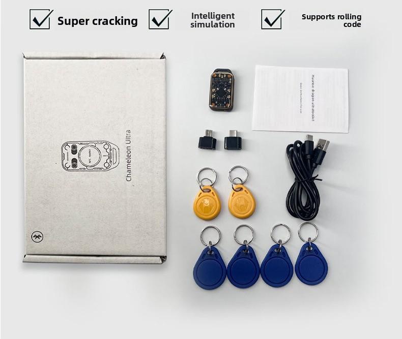 Chameleon Ultra Access Control Card Copier Duplicator with Full Function Reset for IC ID Cards Wireless Mechanical Keyboard Gaming PC RGB Safe