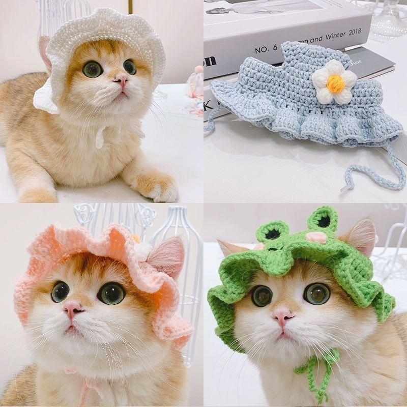 Cute Pet Hat for Cats and Dogs, Adorable Cat Hat, Fun Dog Hat, Perfect Accessory for Your Furry Friend, Stylish and Comfortable Clothing