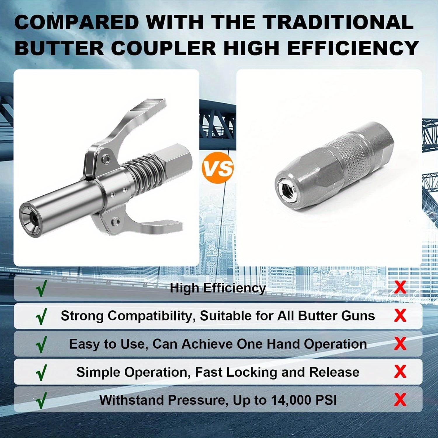 Manual Electric Pneumatic Grease Nozzle Very Practical Hand Tools Ideal Christmas Gifts