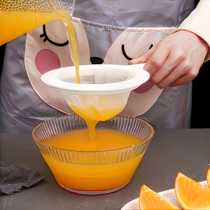 100 Mesh Fine Mesh Filter, Premium Kitchen Sieve Filter for Wine, Tea, Soy Milk, Baking, Food Strainer, Juice Flour Filter, Tea Juice Flour Soy Milk Strainer, Hanging Strainer, Suitable for Home Brewing, Kitchen Strainer, Kitchen