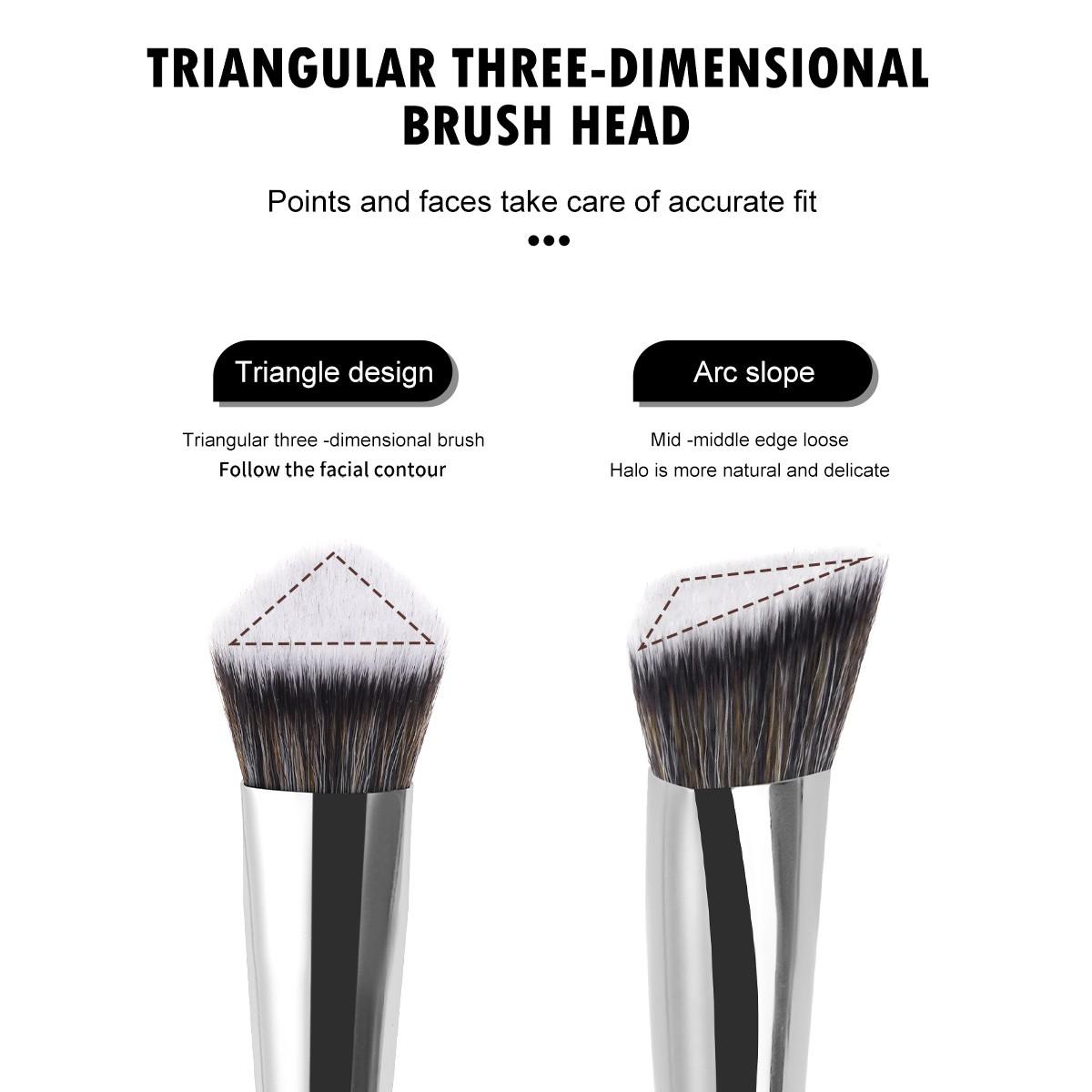 Maange 6-Piece Makeup Brush Set, Includes Foundation Brush, Concealer Brush, Blush Brush, Essential Makeup Tools, Perfect for Daily Use