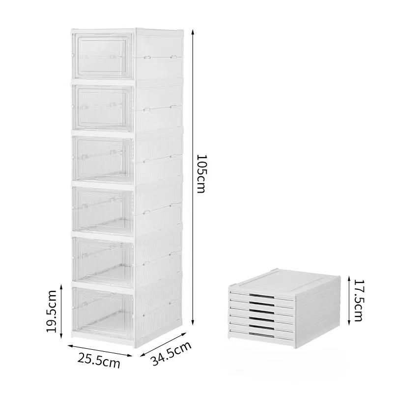 Stackable shoe storage box set, featuring front-opening waterproof transparent plastic storage boxes for easy access, perfect for wardrobes and entryways, shoe storage boxes