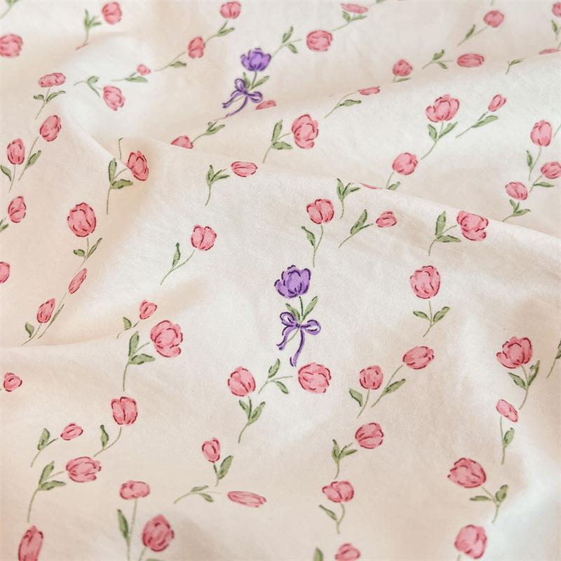 High-Quality Floral Sheet, Soft and Breathable, Lightweight, Suitable for All Seasons, Ideal for Bedroom and Guest Room