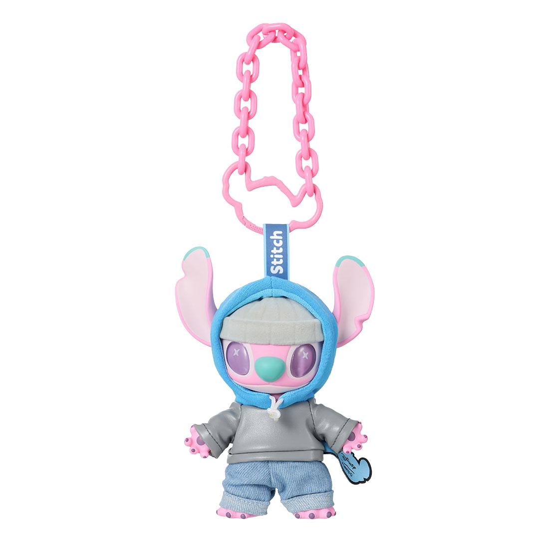 Disney Stitch GenZ Street Series Vinyl Plush Blind Box - Fashion Pendants, Bag Charms for Shopping and Party, Hiphop Style Keychains, Suitable as Gifts for Youth, Christmas Gifts