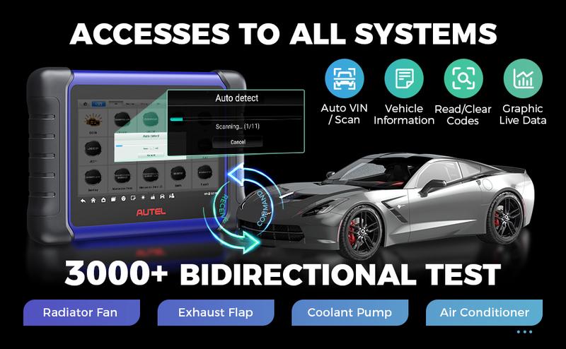 Autel MaxiIM IM508S Scanner Car Diagnostic Scan Tool Upgraded of IM508/IM608 PRO, Smart &Expert Mode Same as IM608S II/IM608 PRO 2