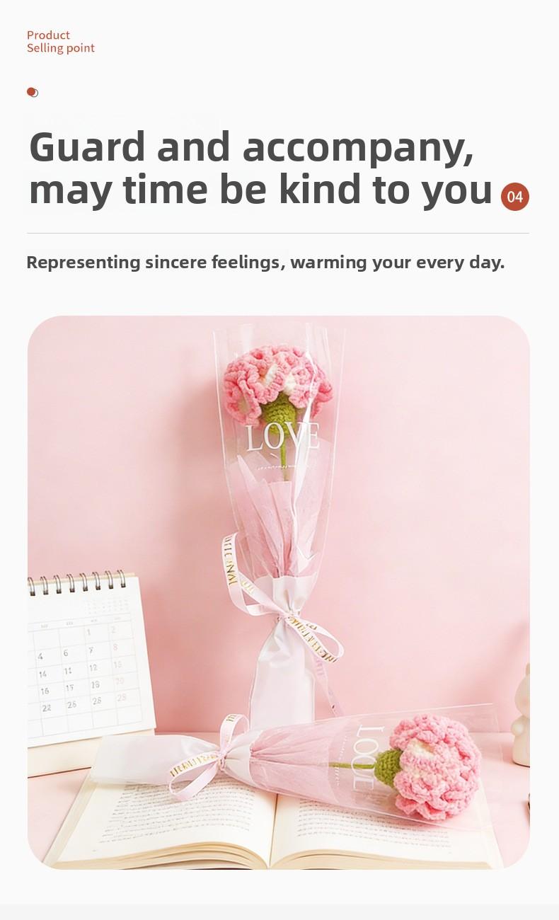 Gifts for Mom from Daughter Son - Cute Mothers Day, Birthday Gifts for Moms- Mother's Day Handmade Bouquet Sunflower Handmade Knitted Flower