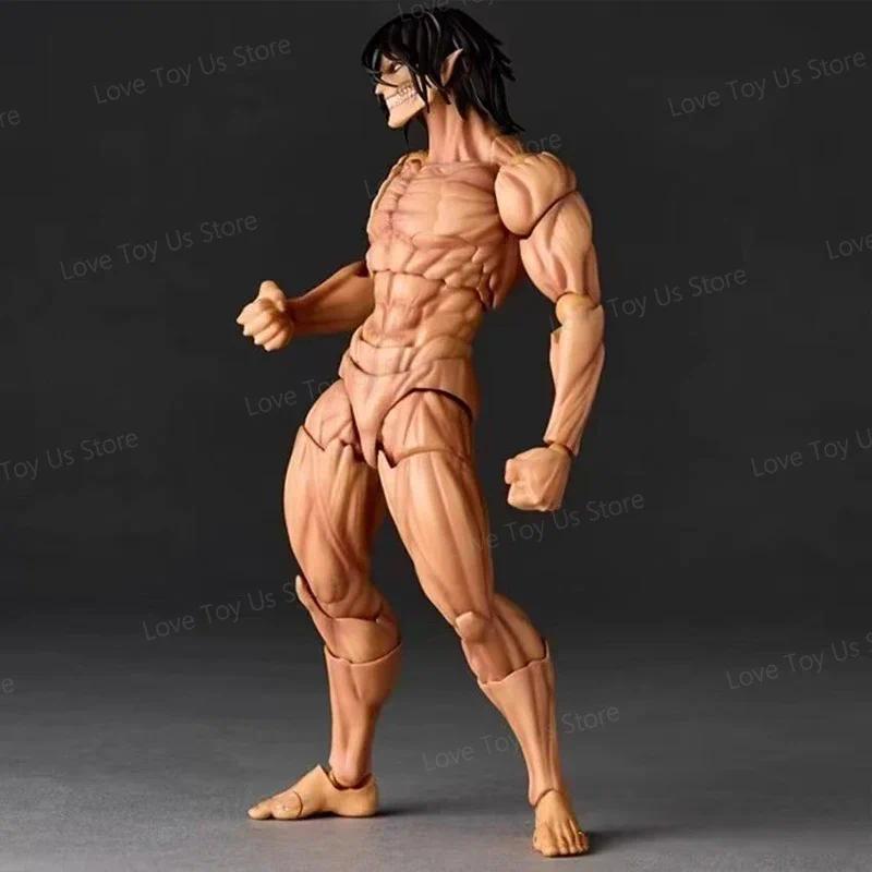 Armored Titan Figure – Revoltech Amazing Yamaguchi Attack on Titan – Movable Anime Action Figure Toy