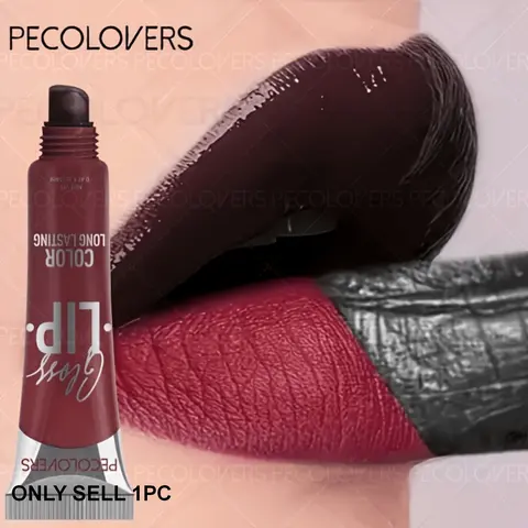 1PC Peel Off Lip Stain, Long Lasting Color Tint, Waterproof Non Transfer Formula, Vivid Lip Shade, All Day Wear Lip Makeup, Tinted Lip